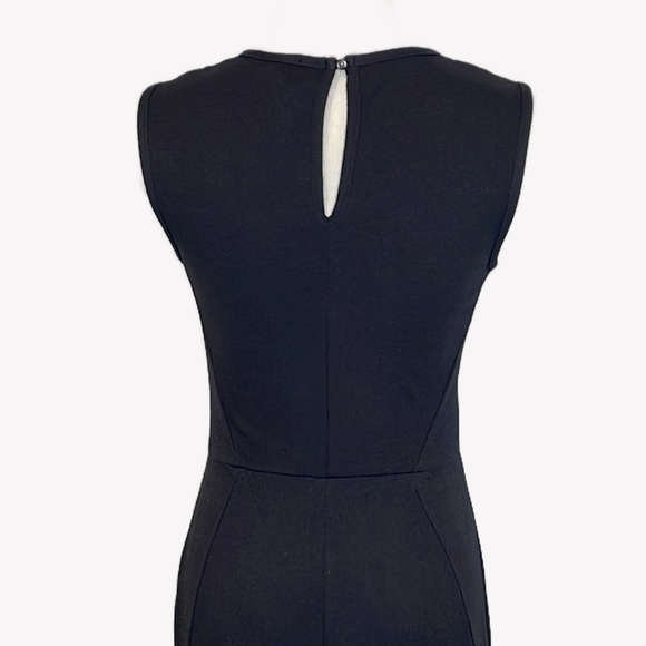 Weston Wear Islington Navy Blue Knit Pencil Dress with Lace Front (S) - Picture 8 of 11